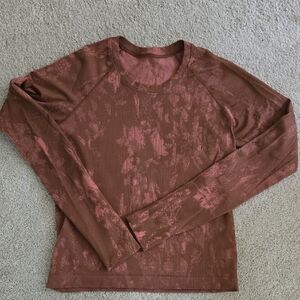 Lululemon Swiftly Tech Long-Sleeve - Waist Length - Size 8